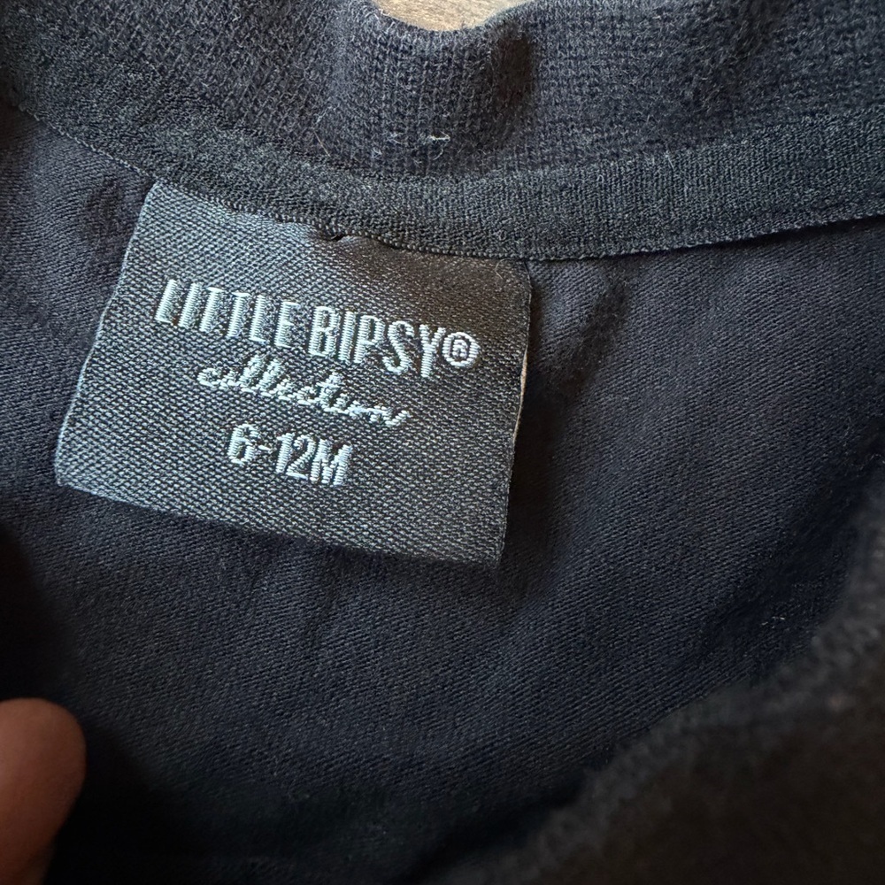 Little Bipsy Classic Black Long Sleeve Tee - Picture 3 of 8